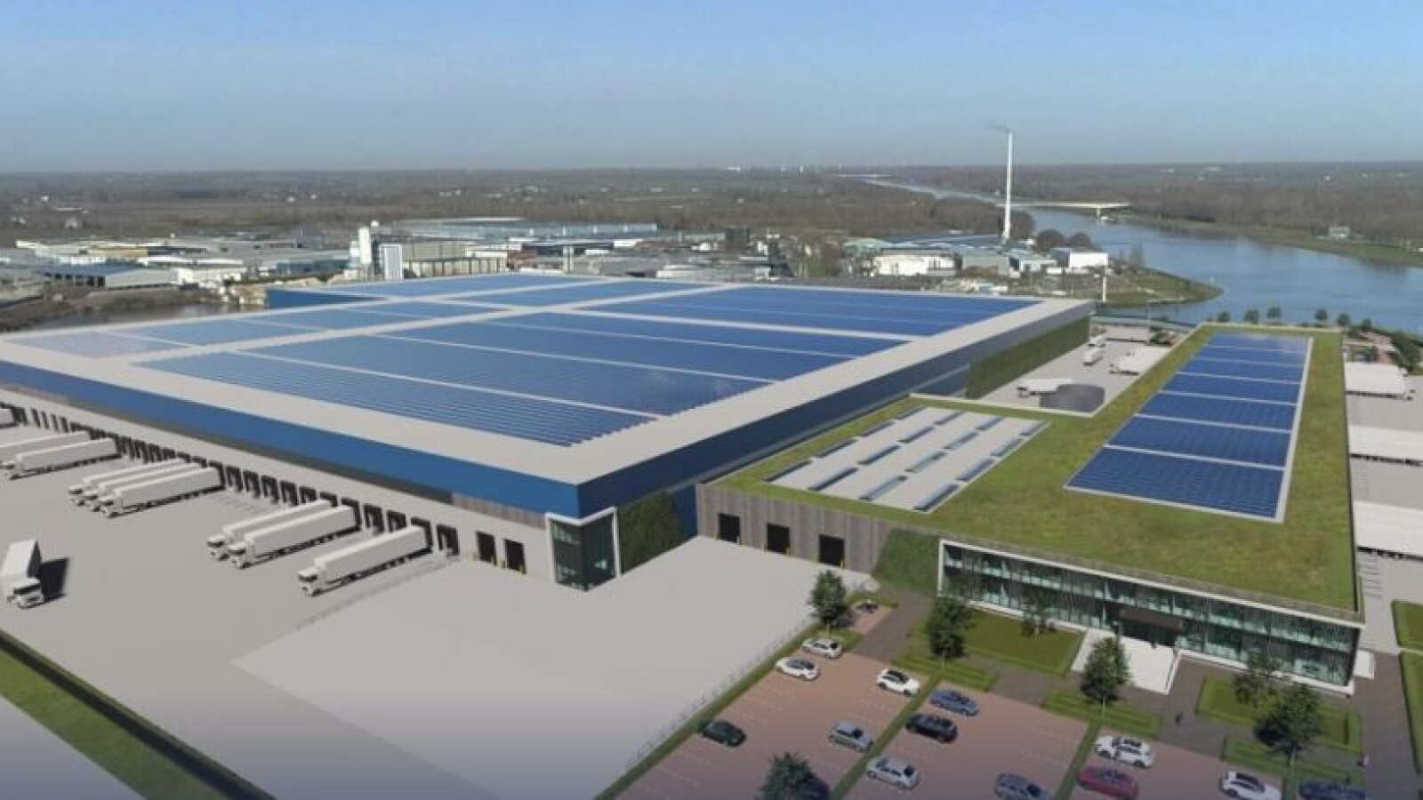 Nieuwbouw gasloos distributiecentrum in Tiel